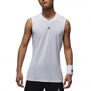 Спортивная баскетбольная майка мужская dri fit Jordan, белый/черный