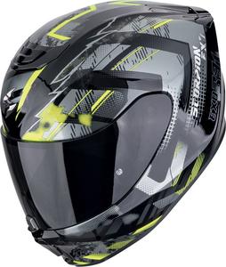 Шлем Scorpion exo-391 clutter, Black/Grey/Yellow