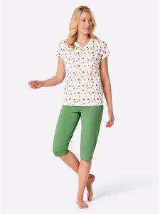 WITT WEIDEN Пижама-капри с принтом «яблоко и белый»