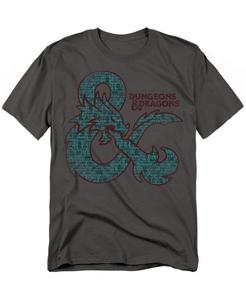 Мужская футболка с изображением амперсанда из игры Dungeons and Dragons D&D, Charcoal