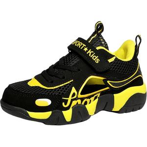 Детская повседневная обувь для детей Peter pan, черный/желтый