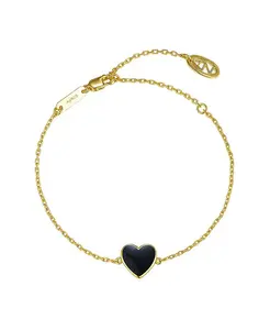 Браслет Petit Love черного цвета Anna Zuckerman, black