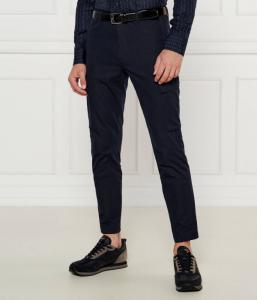Брюки-карго мужские Boss облегающего кроя повседневные, синий