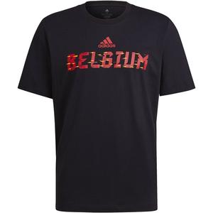 Футболка Fanshirt Belgium Adidas, черный