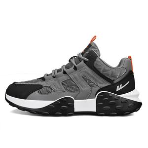 Warrior Shock Absorbers Противоскользящие Износостойкие Дышащие Низкие Повседневные Кроссовки Мужские, Серый/Черный