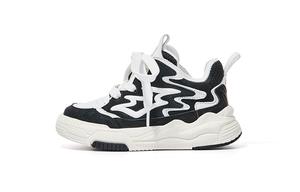 Детские кроссовки для скейтбординга с низким верхом, устойчивые к ударам и износу FAIRWHALE, черный