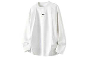 Футболка Unisex Stand Collar Thickened WARRIOR, белый серый[free diy brand merch]