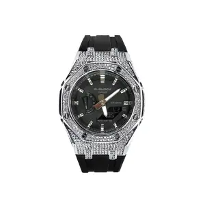 CASIO Retrofit Series кварцевый механизм часы на резиновом ремешке унисекс черный циферблат