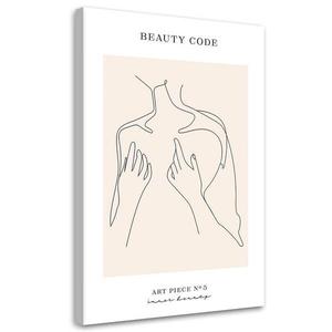 Картина арт-принт KUNSTLOFT Inner Beauty, бежевый