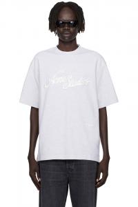 Acne Studios Серая футболка с логотипом