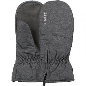 Перчатки, митенки на молнии Barts, цвет dark heather