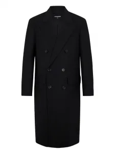 Двубортное пальто DSQUARED2, черный