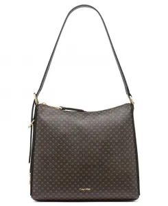 Мини-сумка через плечо Mandy Signature с верхней молнией Calvin Klein, мультиколор