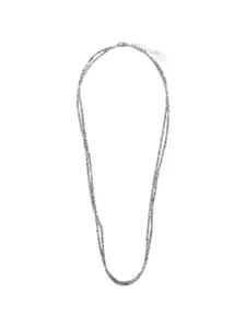 Многослойное ожерелье Panicale, серый