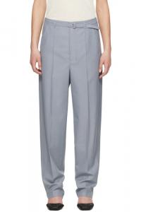 Синие брюки с поясом LEMAIRE