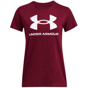 Короткий рукав в спортивном стиле с графикой SSC Under Armour, цвет cardinal 625