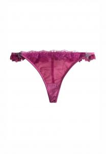 Трусы Marks & Spencer EMBROIDERED, Dark Magenta/Pink