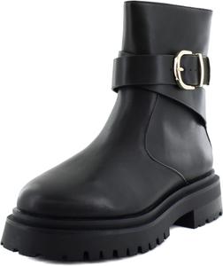 Ботинки Steve Madden womens Lonny, Black Leather