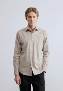 Приталенная формальная рубашка Calvin Klein, Cinder Brown