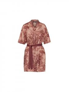 Essenza Короткая ночная рубашка/платье-халат Dorris Aurelie розового цвета