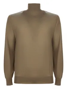 Свитер с высоким воротником Kangra, коричневый