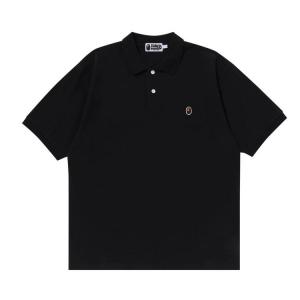 Поло BAPE One Point Relaxed Fit Polo Shirt, Black