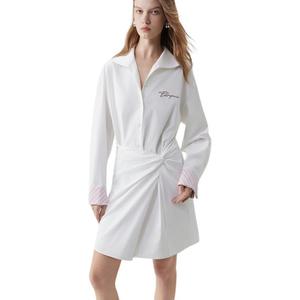 Женское платье с длинными рукавами ELLE, белый