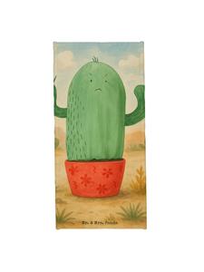 Mr. & Mrs. Panda Дизайн из махровой ткани с изображением кактуса, без слогана, в цвете "кактусовый зеленый"