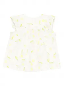 Топ с вишневым принтом Bonpoint, белый