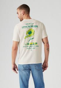 Футболка с принтом RELAXED FIT TEE Levi's, кремовый