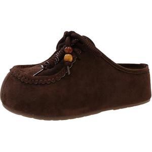 WENPU Биркенштоки женские кофе, цвет Coffee