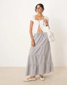 Многоярусная юбка макси Cotton On Haven в разноцветном цвете Cotton:On