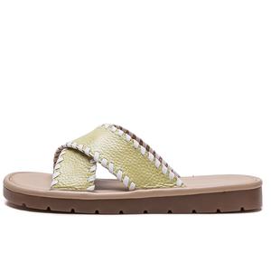 Женские тапочки-слайды на резиновой подошве Jay, Cyan