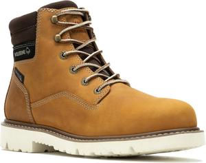 Ботинки Wolverine Revival для мужчин, мягкий носок, водонепроницаемые, противоскользящие, 15 см, Wheat