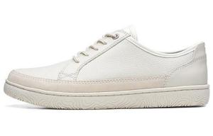 Кроссовки clarks Stylish Skateboarding Shoes Men Low-top White, белый