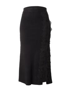 Юбка миди YAS Skirt YASSTELA, черный