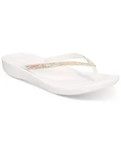 Женские босоножки-вьетнамки Iqushion Sparkle FitFlop, белый