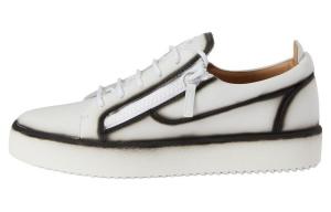 Низкие кожаные кроссовки Frankie Giuseppe Zanotti, White