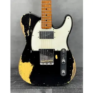 Электрогитара Fender Custom Shop Master Builder Levi Perry 1974/51 Nocaster Heavy Relic черного цвета