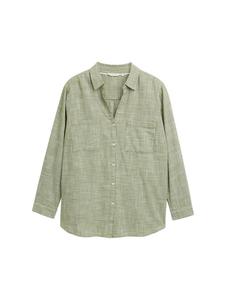 Блуза Tom Tailor Women +, оливковый