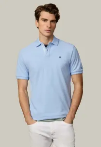 Рубашка поло heritage с полосатой отделкой в виде буквы h Hackett London, Summer Blue