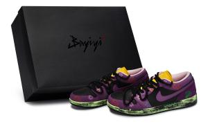 Jordan Кроссовки Air 1 Vintage баскетбольные unisex низкие Black/Purple/Green