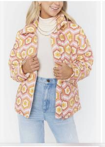 Куртка Power Puffed Honeycomb в цвете Honeycomb Daisy Show Me Your Mumu