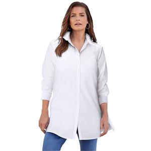 Женская туника больших размеров Roaman's Kate, большая рубашка, белый