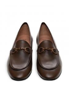 Poche Paris кожаные лоферы, коричневый