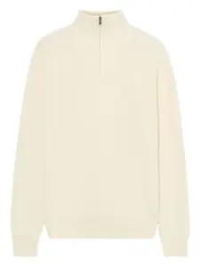 Шерстяной свитер на молнии до середины Brooks Brothers, нейтральный