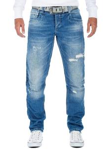 Джинсы синего цвета Cipo & Baxx