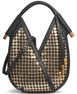 Сумка через плечо Micro с пайетками Donna Karan New York, черный