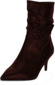 Женские элегантные свободные ботильоны FSJ с заостренным закрытым носком, низким каблуком-«котенком», короткие кожаные ботинки с боковой молнией, для офиса, вечеринок и выпускных, на осень и зиму, размеры 4-15 US, Brown