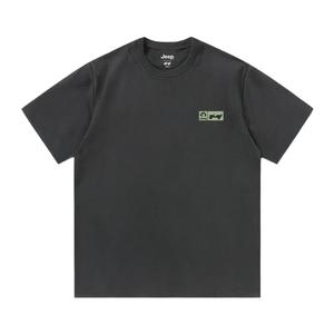 Футболка с круглым вырезом для школьников Jeep, темно-серый